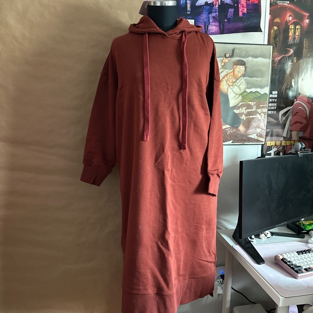 brick sweater dress